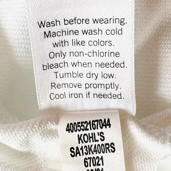 NWT APT 9 Men Long Sleeve Button Down White Slim Fit Dress Shirt Sz 17-17 1/2 XL - Picture 14 of 14